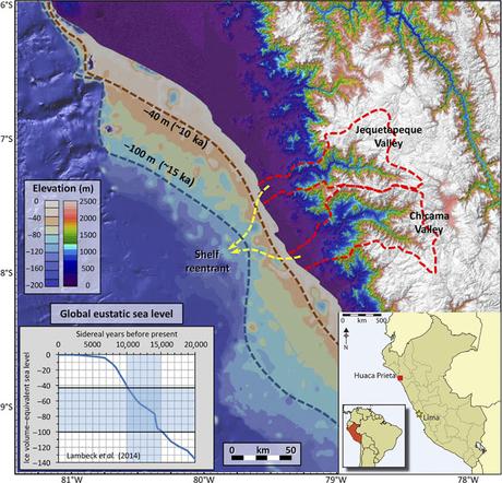 Mapa muestra las zonas de estudio