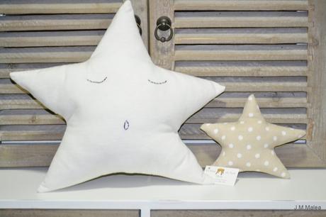 ESTRELLITAS EN BEIGE Y TOPITOS. #PROYECTOS EL BLOG DE JESS, SHOP.