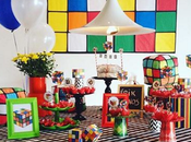Fiesta temática cubo rubik
