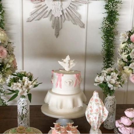 Un Bautizo con la bendición de la Virgen