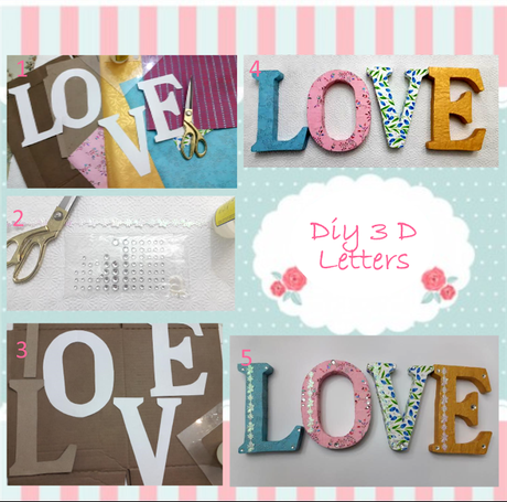 10 Diy de Letras 3D para tu Fiesta