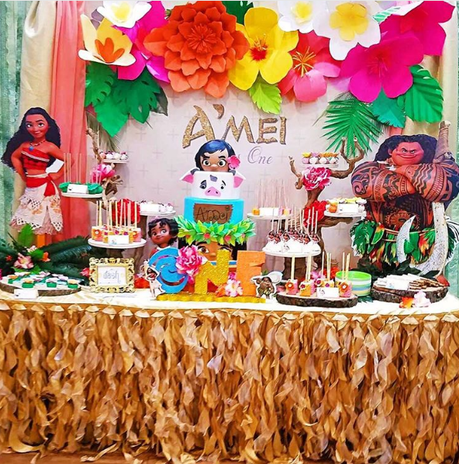 Fiesta temática de Moana