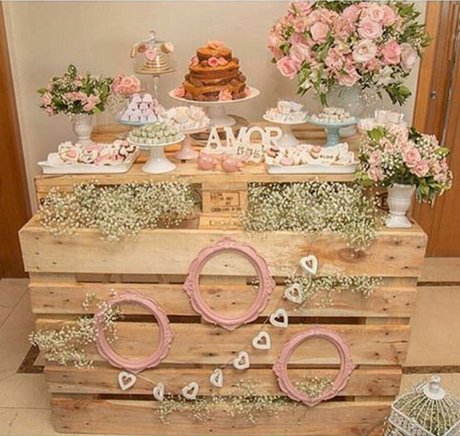 10 ideas para un bautizo con palets