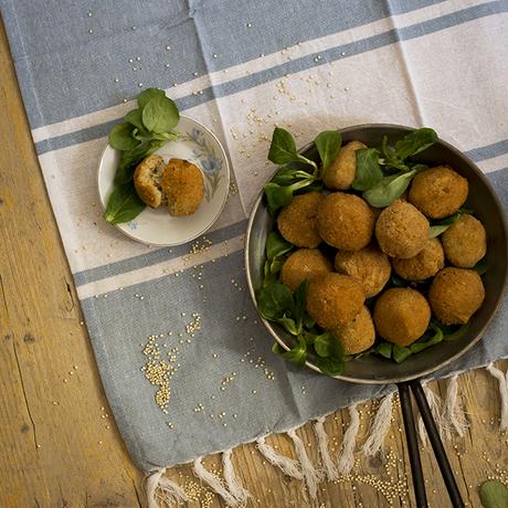 CROQUETAS DE QUINOA Y PARMESANO