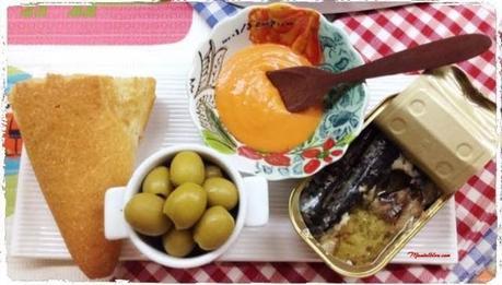 Bocata de sardinas con aceitunas Bocata de sardinas con aceitunas