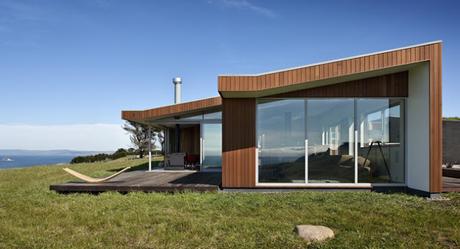 Casa Minimalista Bajo Nivel de Suelo en Nueva Zelanda