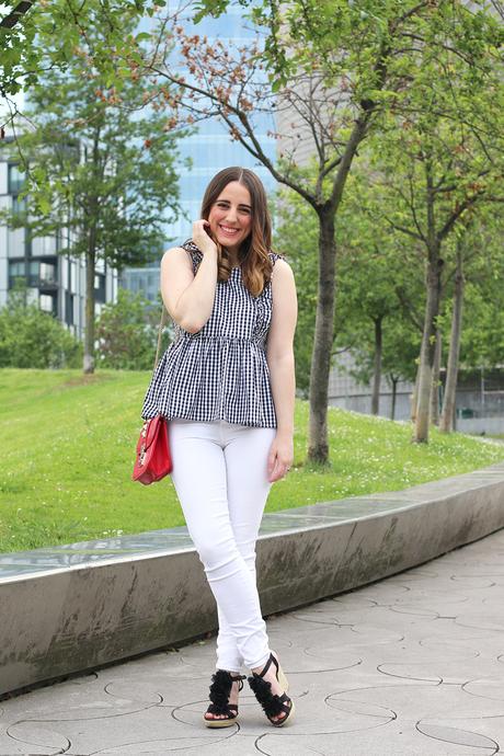 Outfit con tendencia vichy