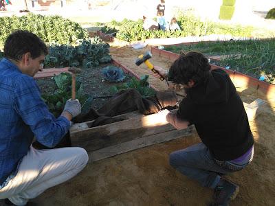 Jornadas de trabajo en el EcoHuerto de Abril a Mayo