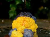 Ensalada bicolor coliflor vinagreta pimentón dulce