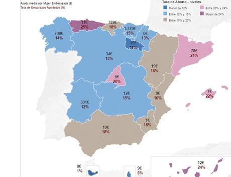 MAPA DE LA MATERNIDAD EN ESPAÑA