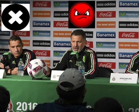 Técnico del Tri enojado con Dueñas por su mala conducta Técnico del Tri enojado con Dueñas por su mala conducta