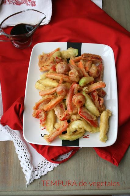 Tempura, tempura de verduras