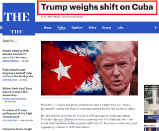 Trump y Cuba ¿quién se lleva el gato al agua?