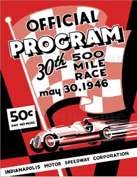 retro graphic design, car races vintage posters