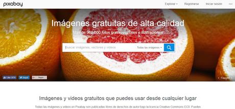 Web para descargar imágenes sin derechos de autor