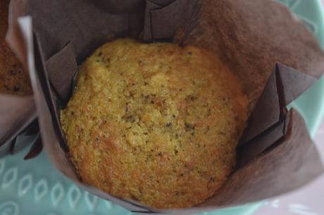 Muffins de Naranja y Semillas de Amapola