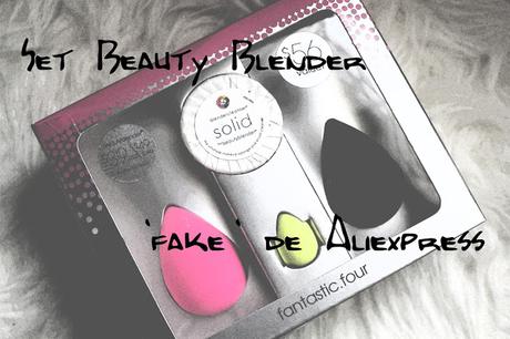 Set Beauty Blender Fake de Aliexpress