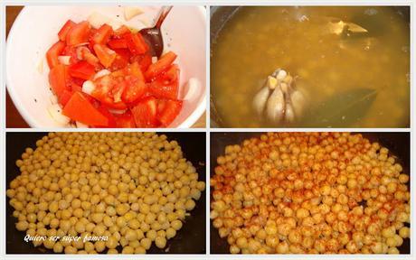 Ensalada de garbanzos con sepia