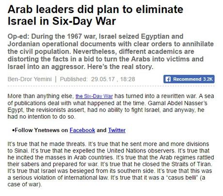 Los árabes sí tenían un “Plan Dalet”