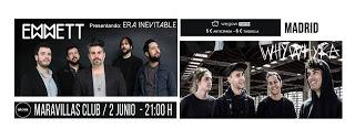 Concierto de Whywhyka y Emmet en Maravillas Club