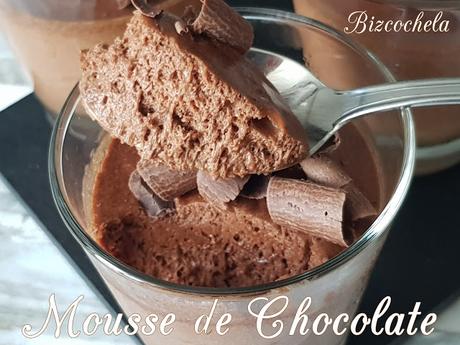 MOUSSE DE CHOCOLATE CLÁSICA