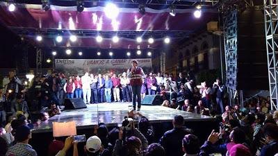 EN TEXCOCO A LOS DETRACTORES DE MORENA, LES LLOVIÓ SOBRE MOJADO