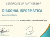Diagonal Informática certifica productos servicios seguridad HP-Zeed Security