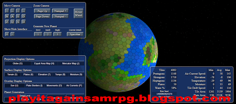 Un generador de planetas en 3D