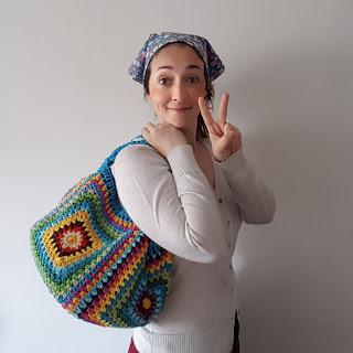 TUTORIAL CROCHET BAG BLUE