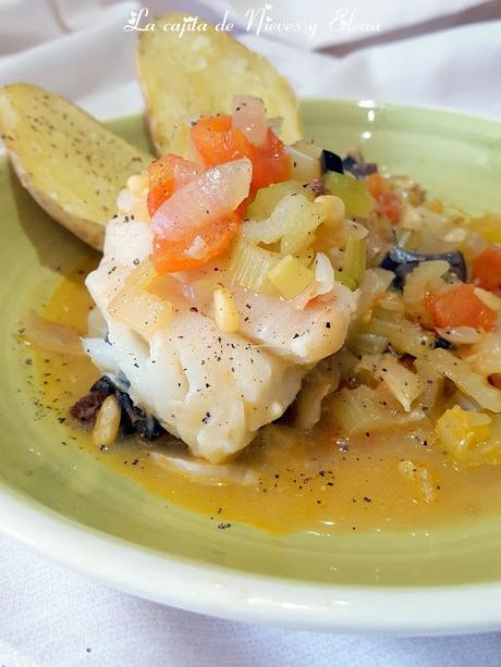 Bacalao con apio