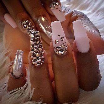 Hermosos diseños de Nail art. Fuente: Pinterest