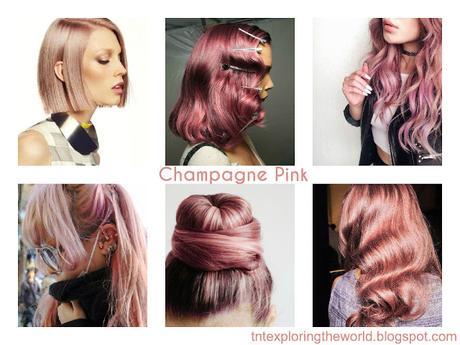 pink champagne hair