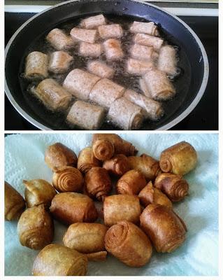 Rollitos bañados en miel