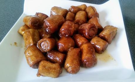 Rollitos bañados en miel