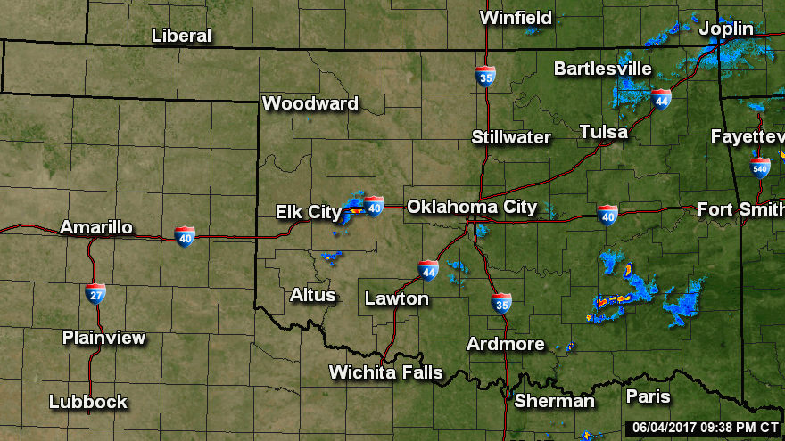 Radar meteorológico en vivo de Oklahoma(EE.UU)