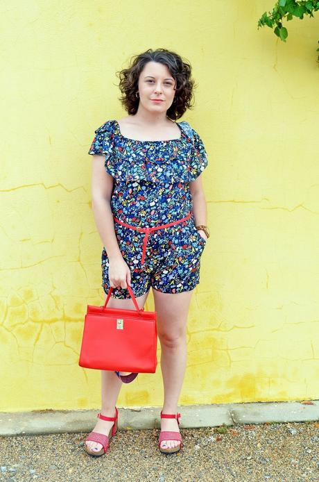 Mono corto estampado flores