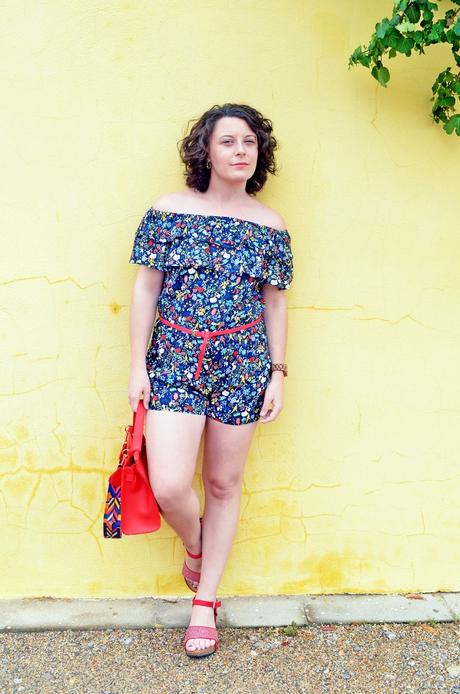 Mono corto estampado flores