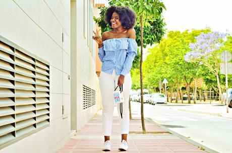 OFF SHOULDER VICHY