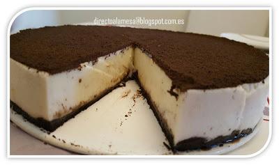 Tarta de galletas Oreo