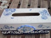 Como decorar decoupage caja pañuelos estilo vintage romántico