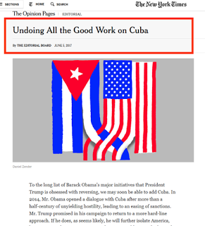 Aislamiendo para EE.UU. si Trump deshace política hacia Cuba, opina The New York Times