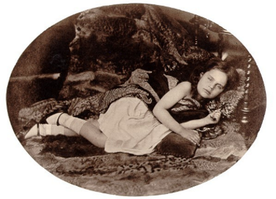Las niñas de Lewis Carroll. Dedicado al Rey Rojo de mis cuentos.