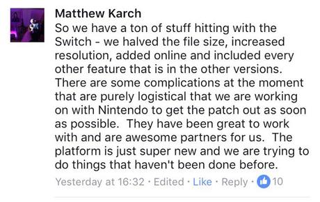 Se reducirá el tamaño de descarga de NBA Playground en Switch y se mejorará su resolución