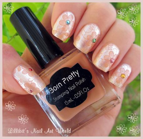 Flores estampadas con Born Pretty 486 y regalitos de @nailstodream :-) Flores estampadas con Born Pretty 486 y regalitos de @nailstodream :-)