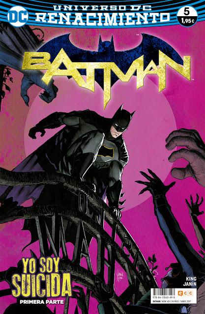 El Batman de Tom King 2: 'Yo soy Suicida', con Mikel Janín
