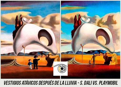 Cuadro-Vestigios-Atávicos-Después-de-la-Lluvia-de-Dali-Hecho-con-Playmobil