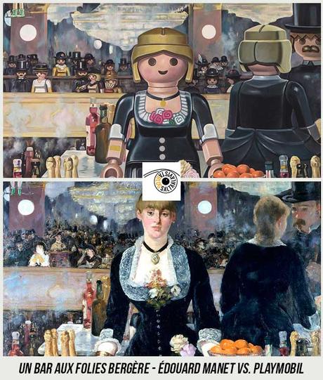 Cuadro-Un-bar-aux-Folies-Bergère-de-Édouard-Manet-Hecho-con-Playmobil