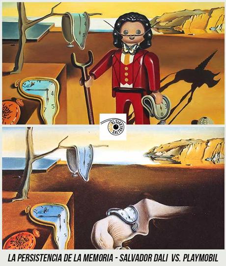 Cuadro-La-Persistencia-de-la-Memoria-de-Salvador-Dali--Hecho-con-Playmobil