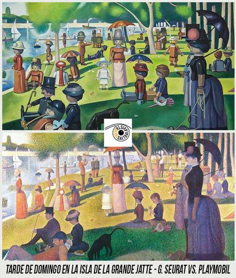 Cuadro-Tarde-de-Domingo-en-la-Isla-de-la-Grande-de-Jatte-Seurat-Hecho-con-Playmobil