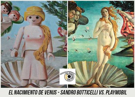 Cuadro-El-Nacimiento-de-Venus-de-Sandro-Botticelli-Hecho-con-Playmobil